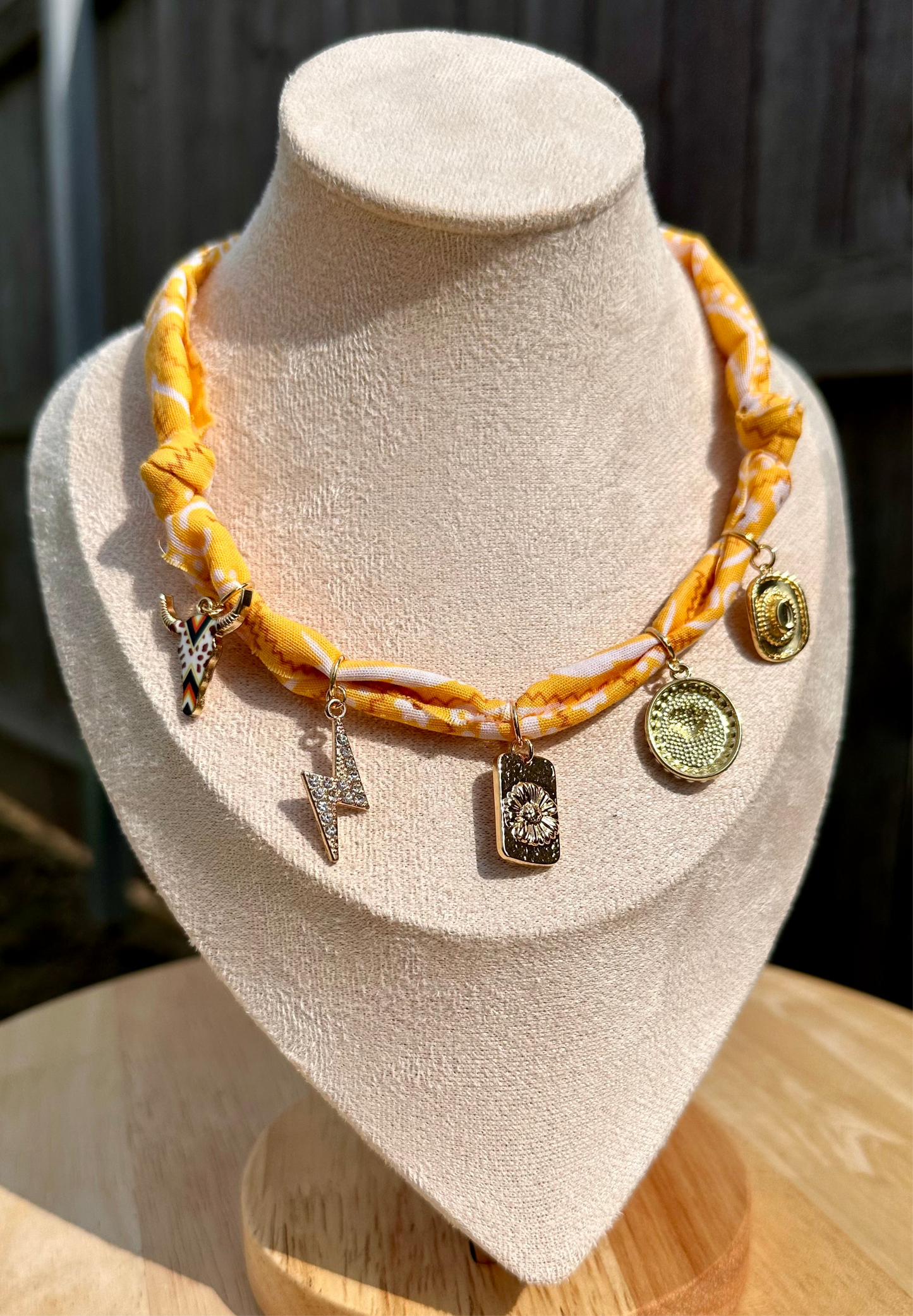 Bandana Charm Necklace