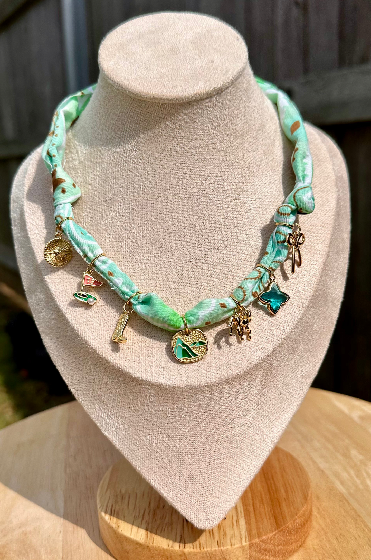 Bandana Charm Necklace
