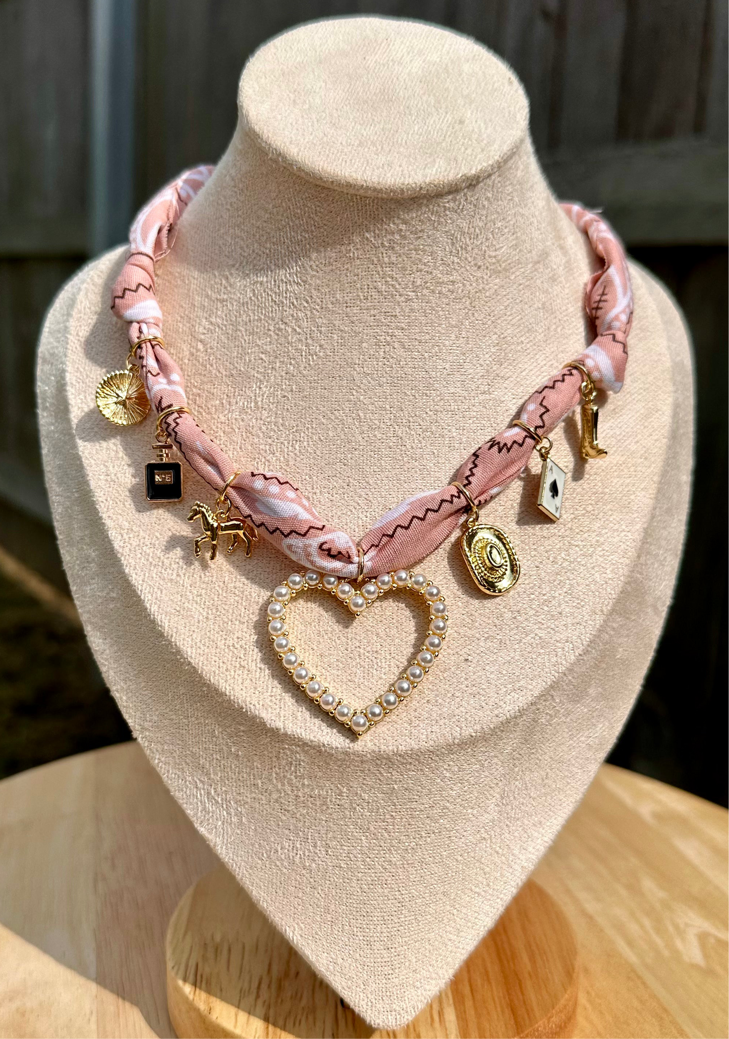 Bandana Charm Necklace