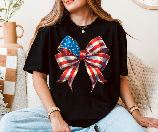 American flag bow