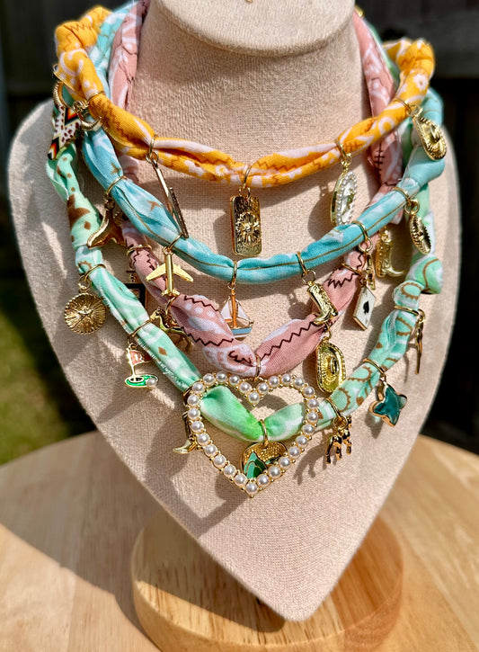 Bandana Charm Necklace