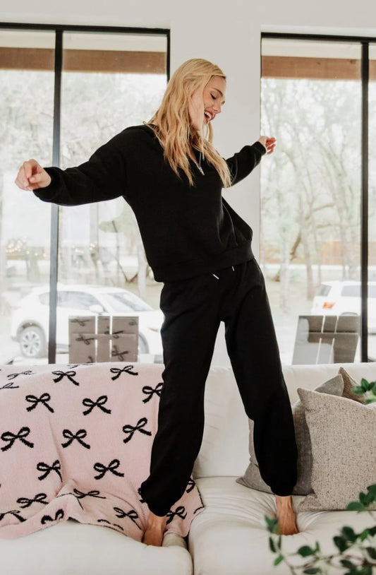 BLACK SCUBA JOGGER SET