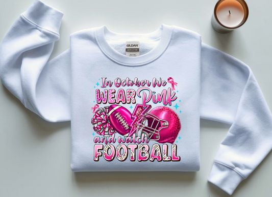 In October we wear Pink Crewneck